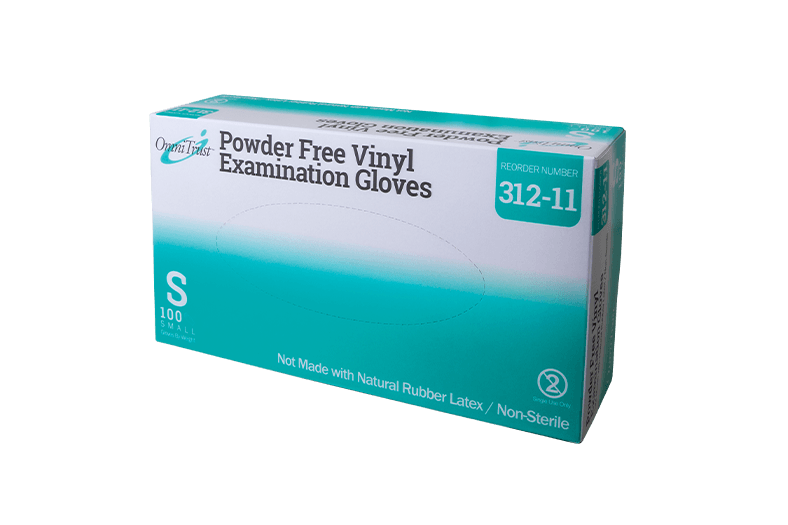 Gloves Vinyl Powder-Free Non-Sterile Disposable  .. .  .  